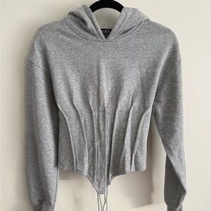 Akira Gray Hooded Women's Sweater size medium